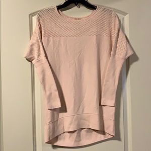 Calia light pink yoga sweater